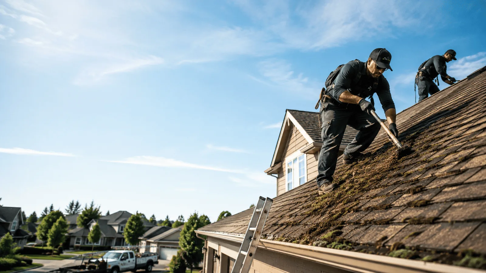 Roof Moss Removal in Monument, KS near me